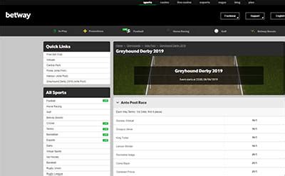 antepost greyhound betting.